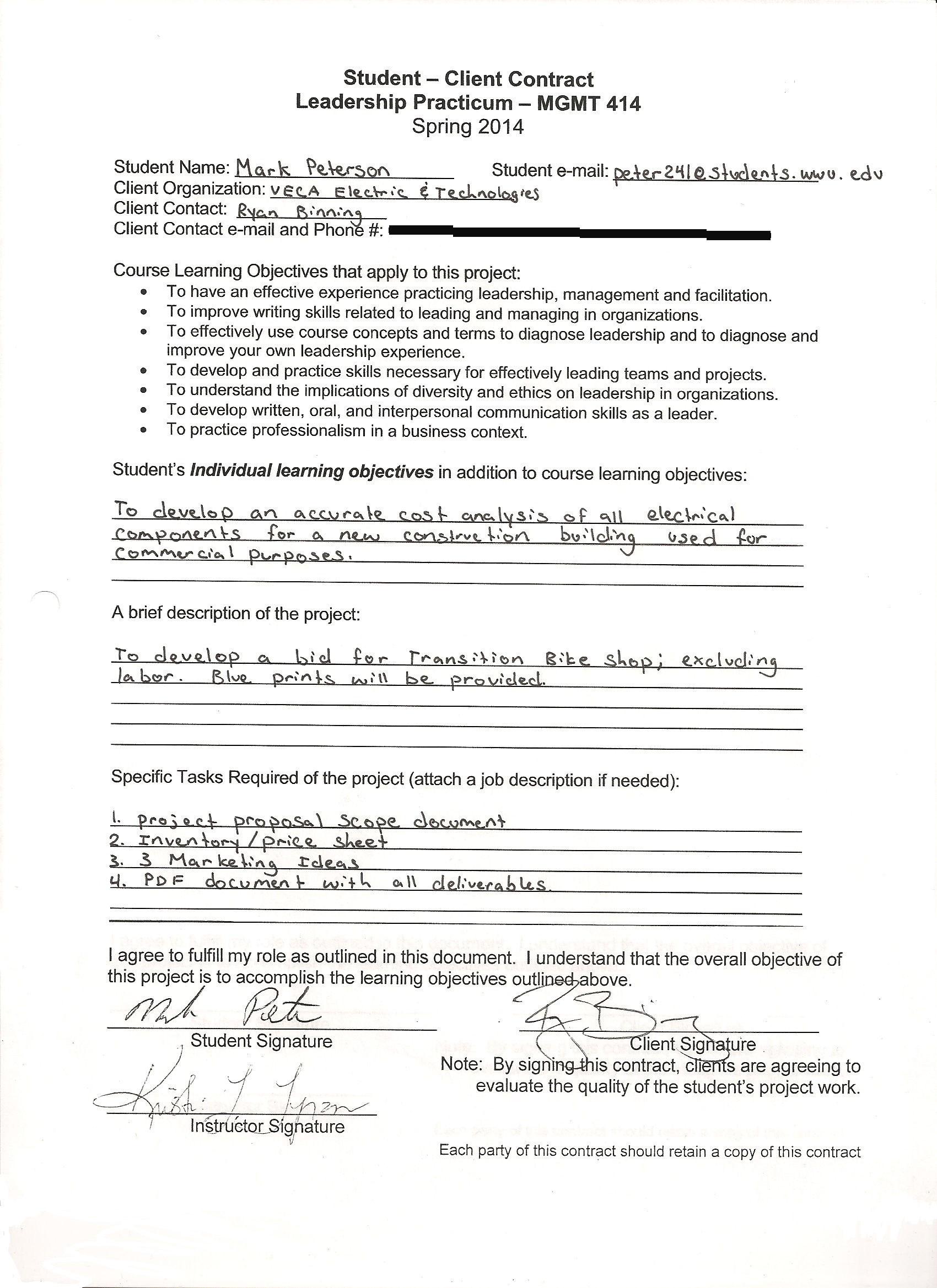 llc with client contract template